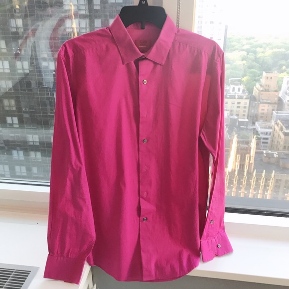 Alfani Other - Alfani Fuchsia Slim Fit Dress Shirt